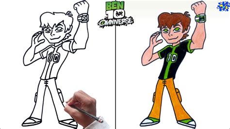 How to draw Ben 10 Omniverse - YouTube