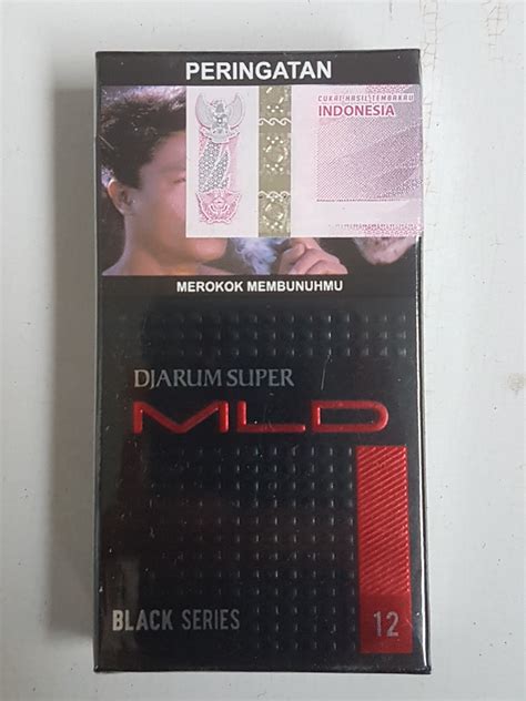 Djarum Super MLD (Mild) Black Series Isi 12 Batang, Rokok Kadar Tar FF Dengan Rasa Mild