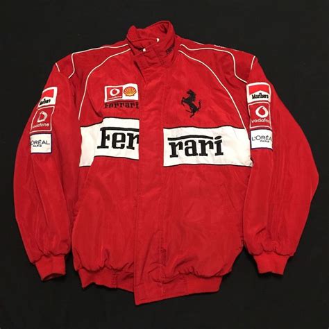 Vintage Ferrari 1996 Official Licensed Formula One F1 Racing Jacket Mens XXL | eBay | Vintage ...