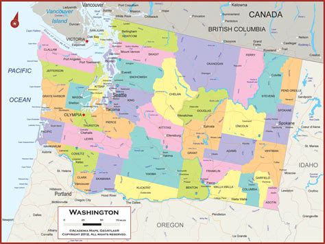 Washington Map | ubicaciondepersonas.cdmx.gob.mx