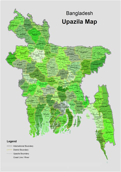 Full administrative map of Bangladesh. Bangladesh full administrative map | Vidiani.com | Maps ...