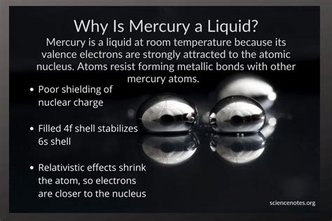 Why Is Mercury a Liquid at Room Temperature?