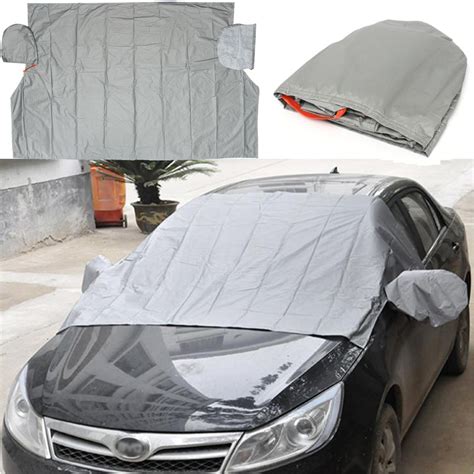 Magnetic Car Windscreen Cover Anti Snow Frost Ice Cotton Window Mirror ...