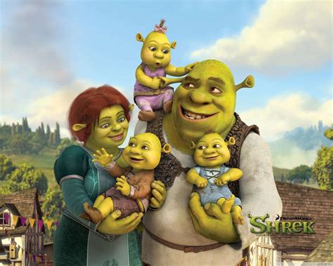 I bambini di Shrek e Fiona - puzzle online