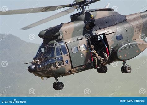 Close Up of an Oryx Helicopter Editorial Stock Image - Image of flight, technology: 31130299