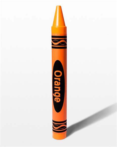 OS002 Oversized 52″ Inch Orange Crayon Prop Rental - ACME Brooklyn