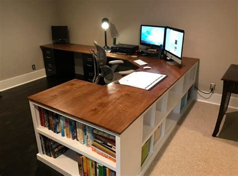 28 Awesome Diy Home Office Desk Ideas | Office desk designs, Diy office desk, Diy home office desk