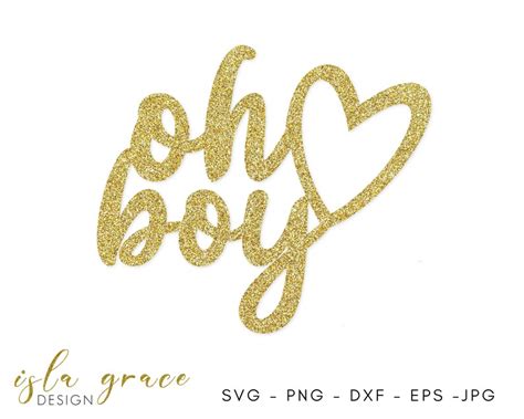 Oh Boy SVG Baby Shower SVG Baby Boy SVG Baby Quotes Dxf - Etsy