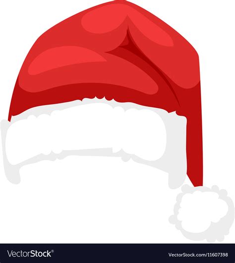 Santa christmas hat Royalty Free Vector Image - VectorStock