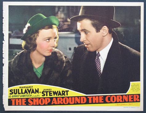 THE SHOP AROUND THE CORNER JAMES STEWART ERNST LUBITSCH 1940 LOBBY CARD