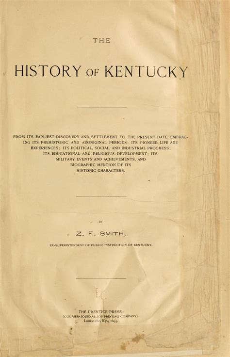 The history of Kentucky, from its earliest discovery and settlement, to the present date ...