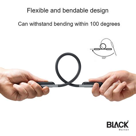 Samsung U Flex Neckband Flexible Design Bluetooth Headphone - BLACK Market