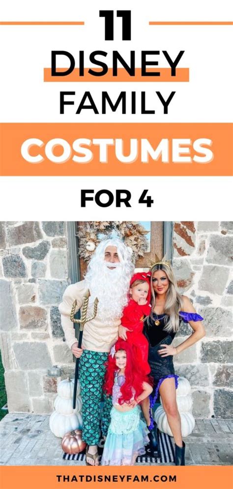 11 Best Disney Family Costumes For 4 - That Disney Fam