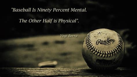 Yogi Berra Quote - Baseball Photograph by James DeFazio - Fine Art America