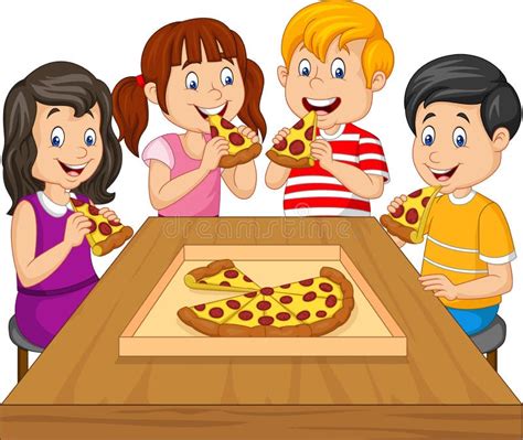 Kids Sharing Food Stock Illustrations – 261 Kids Sharing Food Stock Illustrations, Vectors ...