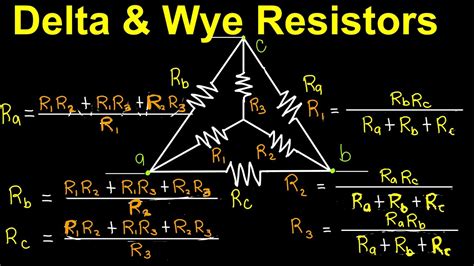 Delta and Wye Connected Resistors (English) - YouTube