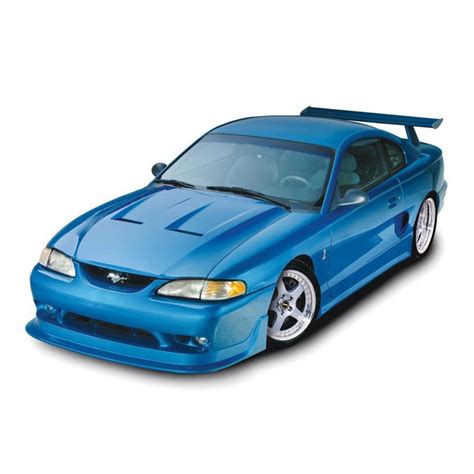 KBD Body Kits Cobra R Style Polyurethane Front Bumper Fits Ford Mustang ...