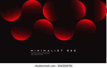 Minimalist Red Black Premium Abstract Background Stock Vector (Royalty ...