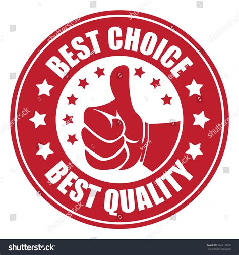 Red Best Choice Best Quality Sticker Stock Illustration 246219658 | Shutterstock