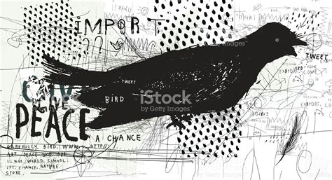 Symbolic image of a bird in the style of graffiti | Free vector art, Vector art, Street art