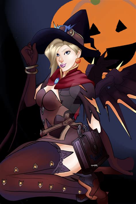 mercy's halloween skin by MermaidOnStilts on DeviantArt