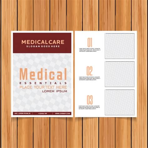 Medical brochure template | Free Vector