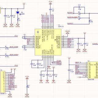 The circuit design of ECG signal sensor module. | Download Scientific ...