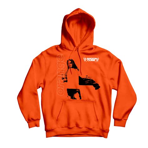 Orange Hoodie – Landon Cube Merch