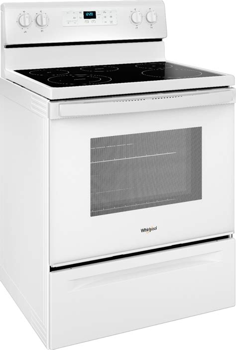 Customer Reviews: Whirlpool 5.3 Cu. Ft. Freestanding Electric Range White WFE505W0HW - Best Buy