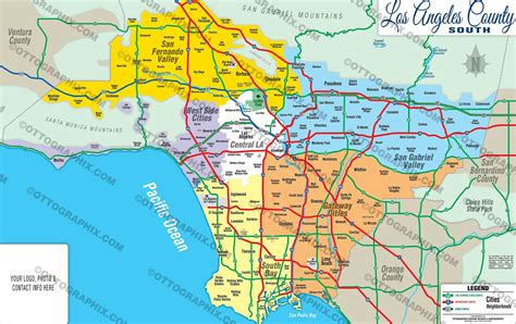 Los Angeles Maps, California