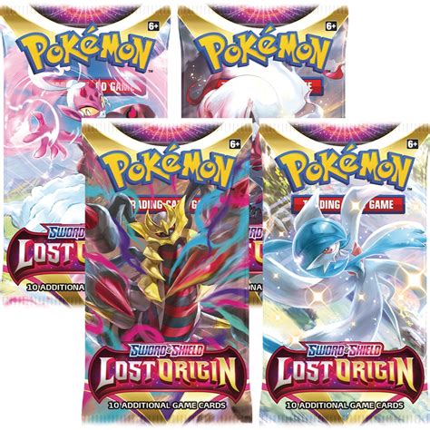 Lost Origin Booster Pack Art Bundle [Set of 4] - SWSH11: Lost Origin ...