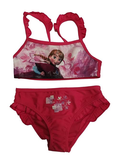 Disney Frozen Anna Elsa 2 pc Swimwear: Amazon.co.uk: Clothing