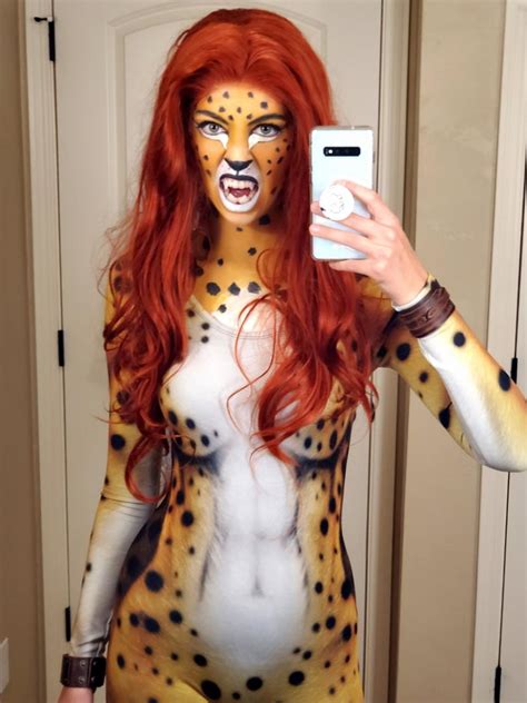 Wonder Woman Cheetah Makeup Test : r/cosplaygirls