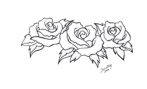 three roses tattoo design by TailorMaid on DeviantArt