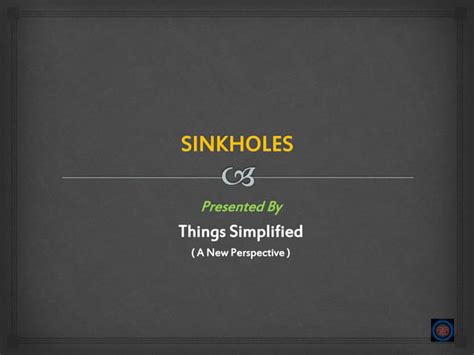 Sinkholes | PPT