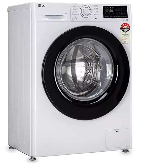 LG FHP1208Z3W 8 Kg 5 Star Inverter Fully Automatic Front Load Washing Machine with Inbuilt ...