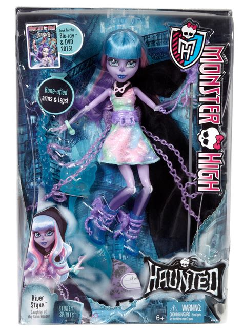 Amazon.com: Monster High Haunted Student Spirits River Styxx Doll: Toys & Games