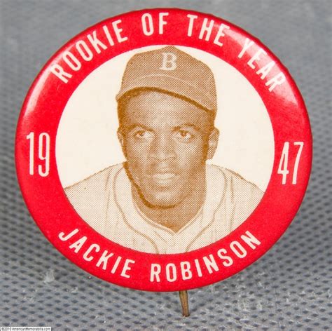 Jackie Robinson - Rookie of the Year - 1947 | Jackie robinson, Jackie, Robinson