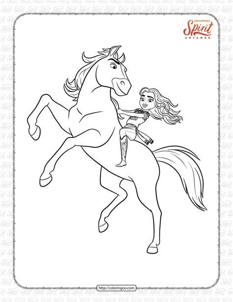 Spirit Untamed Pdf Coloring Activities | Free kids coloring pages, Coloring pages, Horse ...