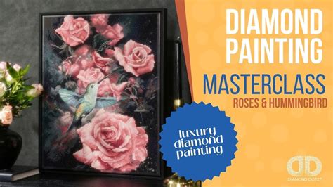 Exquisite Diamond Painting: Roses & Hummingbird DIAMOND DOTZ ...