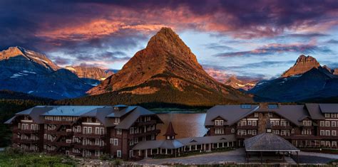 Many Glacier Hotel | Many glacier hotel, Many glacier, Waterton lakes national park