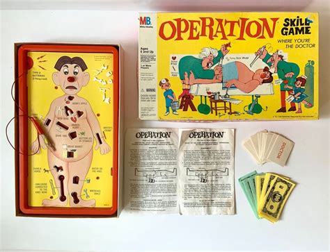 Vintage 1987 Operation Game by Milton Bradley Vintage Board - Etsy | Operation game, Vintage ...