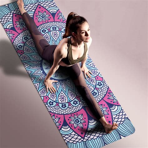 Suede Natural Rubber Yoga Mat, Cheap Yoga Mats For Sale