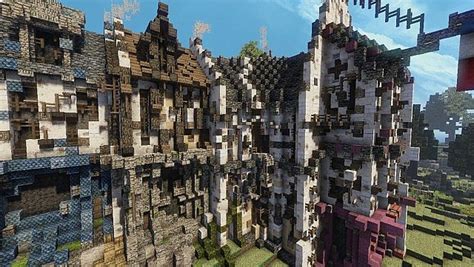 Fanciful French renaissance architecture Minecraft Map