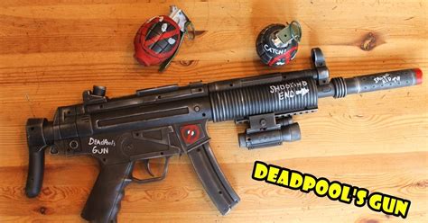 Geek House Creations: Deadpool Gun and Grenades for Cosplay