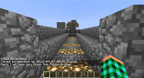 Piston Bridge Minecraft Map