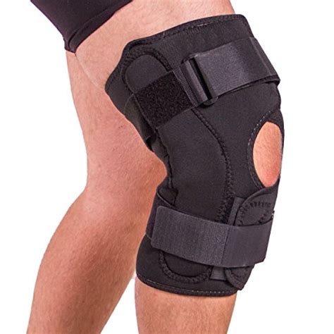 BraceAbility Obesity Knee Pain Brace | Oversized King & Queen Hinged Support Wrap for Knee Joint ...