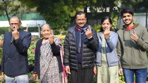 Delhi Assembly elections: Arvind Kejriwal casts vote, says hopeful of a ...