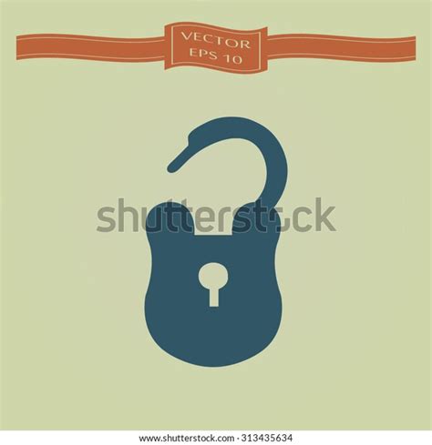 Blue Lock Icon Vector Stock Vector (Royalty Free) 313435634 | Shutterstock