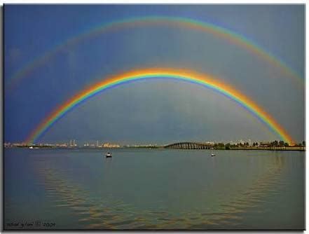 How are double Rainbows formed and why the colours are Inverted in a double rainbow? - brainly.com